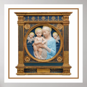 Poster Andrea Della Robbia c1485 Madonna and Child