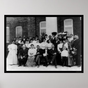 Poster Andrew Carnegie at the Tuskegee Institute 1906