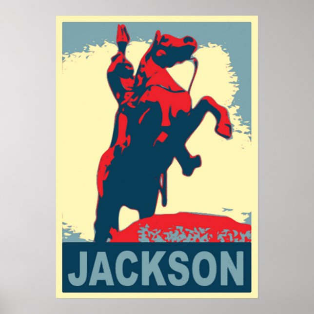 Poster Andrew Jackson Statue Nouvelle-Orléans (Devant)