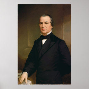 Poster ANDREW JOHNSON Portrait par Washington B. Cooper