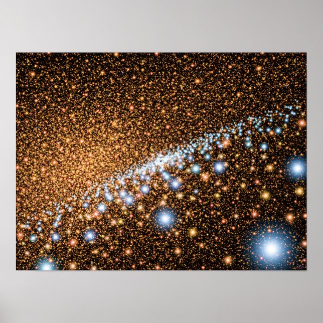 Poster Andromeda Black Hole Blue Stars - Concept Artist (Devant)