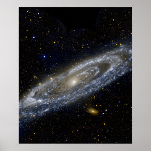 Poster Andromède galaxie laiteuse façon cosmos univers