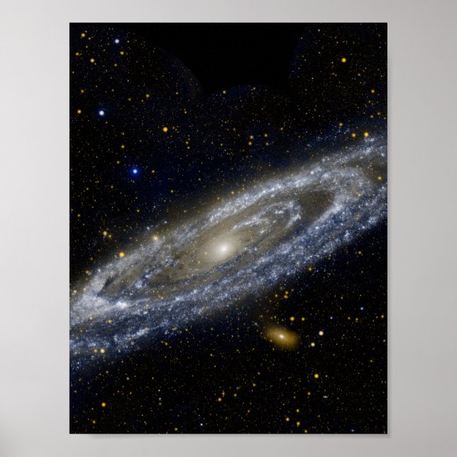Poster Andromède galaxie laiteuse façon cosmos univers (Devant)