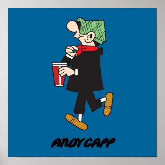 Poster andy capp uk england retro