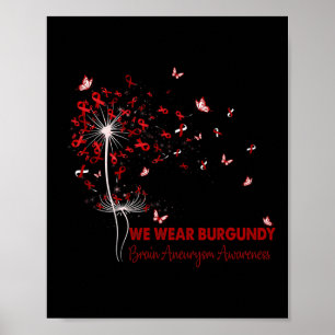 Poster Aneurysme Sensibilisation Foi Espoir Amour Dandeli