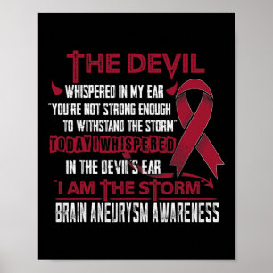 Poster Aneurysme Sensibilisation Je Suis Le Diable De La 