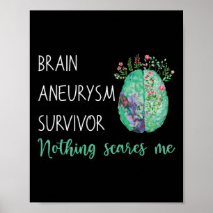 Poster Aneurysme Survivant Rien Ne Me Fait Peur
