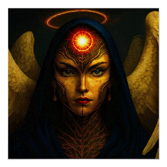 Poster Ange céleste (Devant)