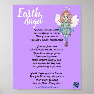 Poster Ange de la Terre