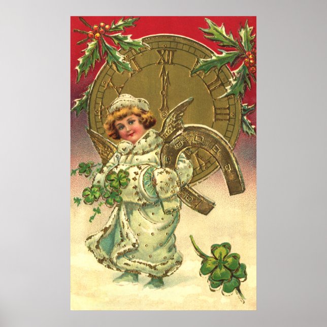 Poster Ange du Nouvel An (Devant)