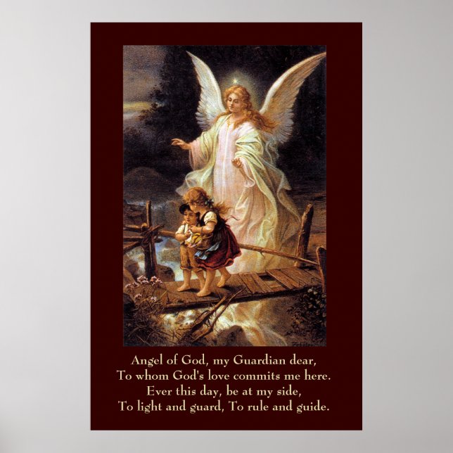 Poster Ange Gardien, Enfants, Pont (Devant)