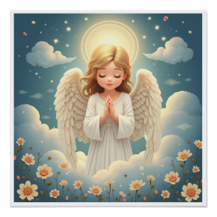 Poster ange priant