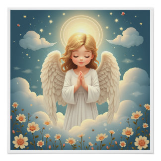 Poster ange priant