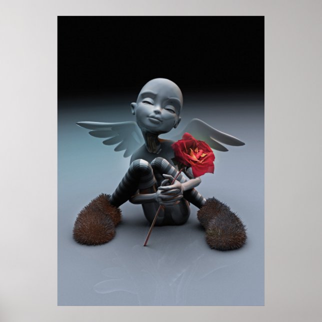 Poster ange&rose (Devant)