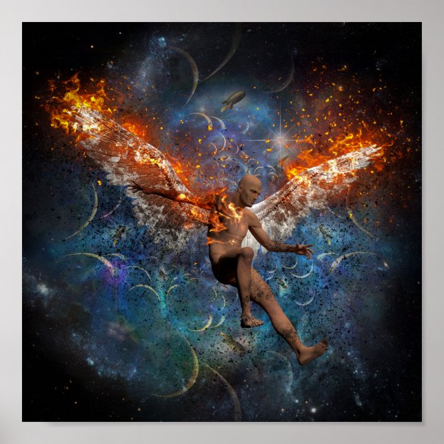 Poster Ange tombé (Devant)