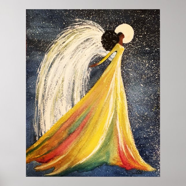 Poster Angel clair de lune (Devant)