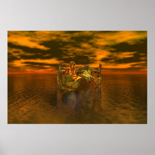 Poster Angel d'Imaginaire d'or