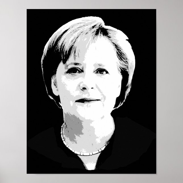 Poster Angela Merkel (Devant)