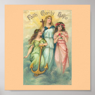 Poster Angels~Faith, Hope & Charity