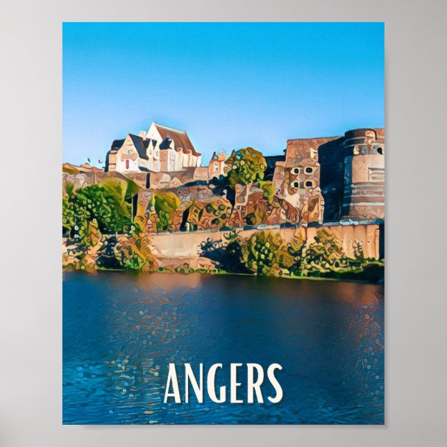 Poster Angers photo Vintage (Devant)
