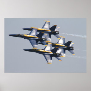 Poster Anges bleus Pensacola la Floride