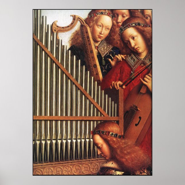 Poster ANGES JOUER MUSIQUE, détails (Devant)