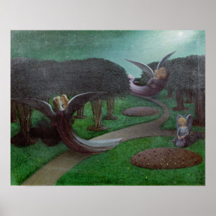 Poster Anges pendant la nuit, 1896