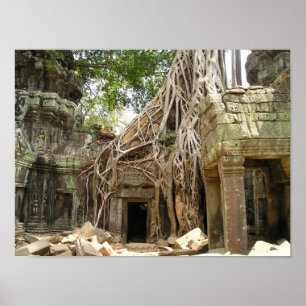 Poster Angkor Wat Cambodge