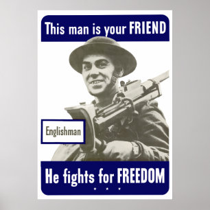 Poster Anglais — Cet Homme Est Ton Ami