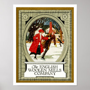 Poster Anglais Woolen Mills