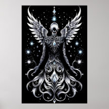 Angle De Tatouage Noir Et Argent