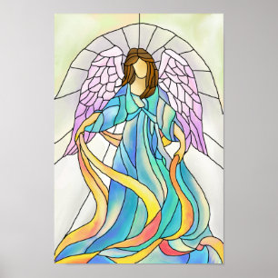 Poster Angle en verre tendu
