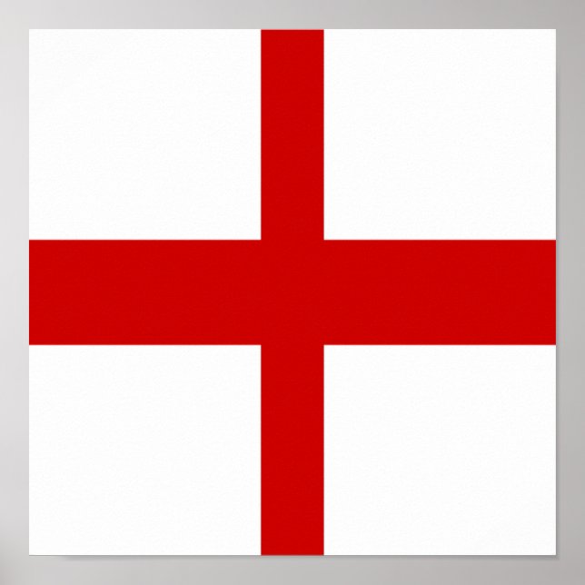 Poster Angleterre Drapeau anglais Pays Pride Home Homelan (Devant)