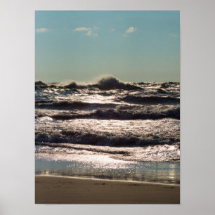 Poster Angry Lake Michigan