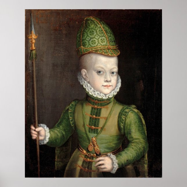 Poster Anguissola - Portrait D'Un Garçon À La Cour Espagn (Devant)