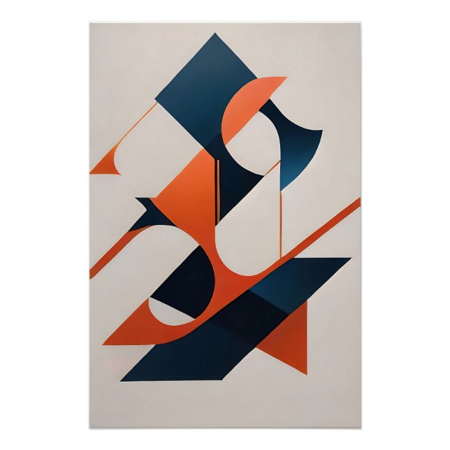 Poster Angular Symphony (Devant)