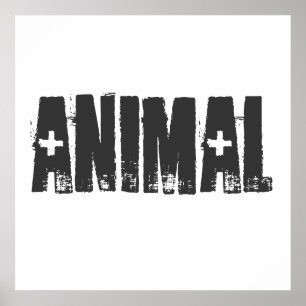 Poster Animal - Corps de gym Fitness musculation