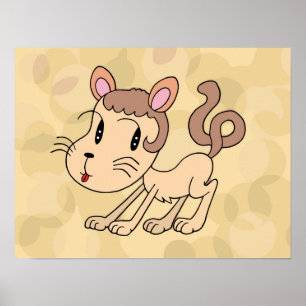 Poster Animal légèrement mystérieux et élégant.