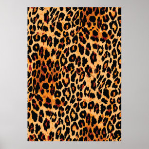 Poster Animal skin pattern seamless.