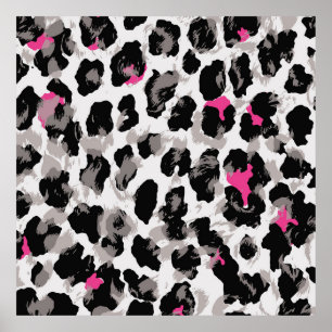 Poster Animal, texture léopard background abstract, afriq