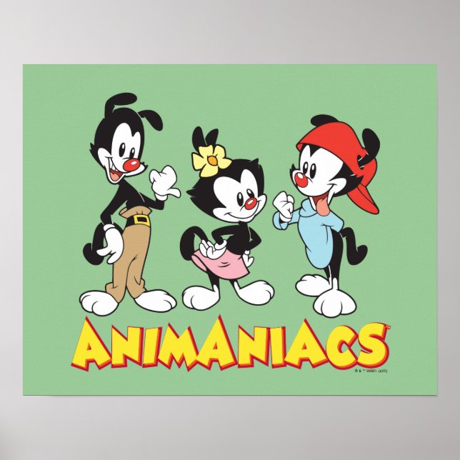 Poster Animaniacs | Yakko, Dot et Wakko debout (Devant)