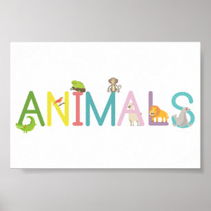 Poster Animaux