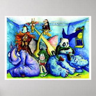 Poster animaux dans la chambre