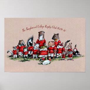 Poster Animaux de Big Rock : Le Rugby du Tanglewood Colle