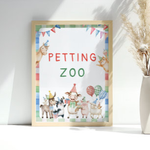Poster Animaux de ferme de zoo de moustiquaires Nymphère