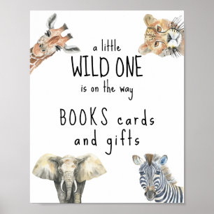 Poster Animaux de safari - Livres cartes et cadeaux