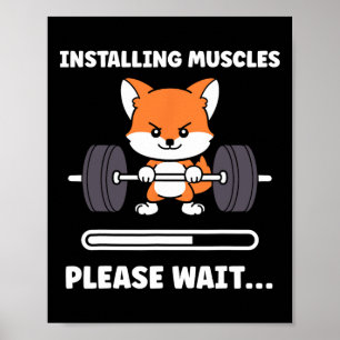Poster Animaux Installation Muscles Fitness Musculation C