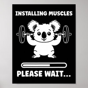 Poster Animaux Installation Muscles Fitness Musculation K