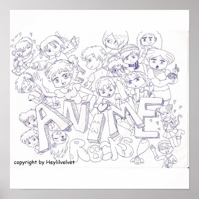 Poster Anime (Devant)