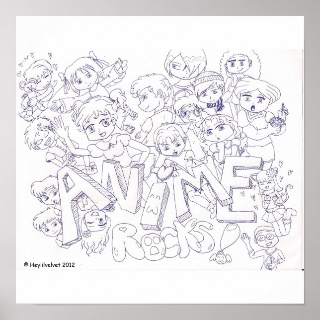 Poster Anime (Devant)